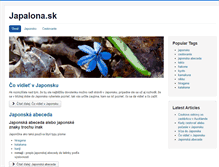 Tablet Screenshot of japalona.sk